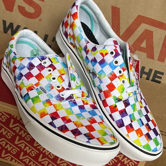 Vans Comfycush Era The-Dye Checkerboard sneakers Men’s - Picture 7 of 16